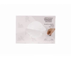 Show Tech plastikiniai suktukai folijai – Patvarios 15x30 cm plėvelės, 100 vienetų pakuotė