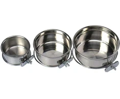 Show Tech Parodų technologijos plieno dubenėlis – talpa 2,5 L, saugi rankena, patvarus šėrimo sprendimas
