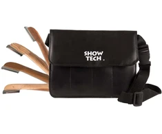 „Show Tech“ Ultra Pro Trimerio rinkinys – 4 profesionalūs kirptuvai ekologiško odos dėkle