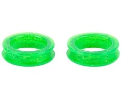 Show Tech Blizgantys žirklių laikikliai – 21 mm skersmens, violetiniai, patogi rankena, 2 vnt. rinkinys