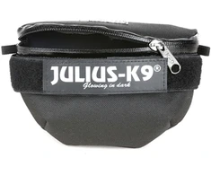 Universal dėtuvė „Julius-K9“ juoda – vidutinio dydžio priedų dėklas, universali tvirtinimo sistema, ilgaamžė medžiaga