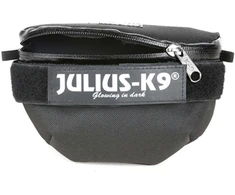 Universal dėtuvė „Julius-K9“ juoda – vidutinio dydžio priedų dėklas, universali tvirtinimo sistema, ilgaamžė medžiaga
