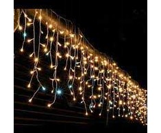 Girlianda- varvekliai 500LED APIE 25m. Šilta balta su blykstės funkcija.