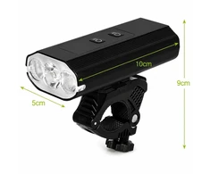 1300 lm LED dviračio žibintas su USB-C ir IP65 atsparumu vandeniui
