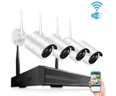 2MP WiFi IP Kamerų vaizdo stebėjimo komplektas, rinkinys