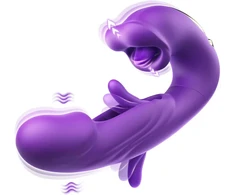 3in1 vibratorius su liežuvėliu, vibruojančiais ir kramtymo režimais