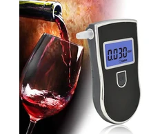 Zenwire Alkotesteris AT-818 su skaitmeniniu LCD ekranu + 5x kandikliai + dėklas