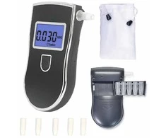 Zenwire Alkotesteris AT-818 su skaitmeniniu LCD ekranu + 5x kandikliai + dėklas