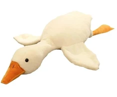 Pliušinis minkšas žaislas-pagalvė Žąsis, 50 cm
