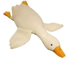 Pliušinis minkšas žaislas-pagalvė Žąsis, 50 cm