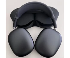 Bluetooth ryšio ausinės su dėkliuku, juodos