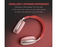 CHUNLIU YANG; Gongren north road, Yiwu, Zhejiang, China; nida@op.pl Ausinės su garsiakalbiu ir bluetooth, rožinės su dėklu