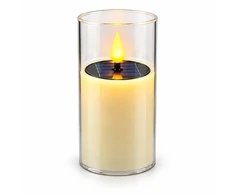 DOMOTEC SPÓŁKA Z OGRANICZONĄ ODPOWIEDZIALNOŚCIĄ; Aleja Krakowska 187, 05-552 Łazy, Polska Saulės energija maitinama LED žvakė 10760, 10 cm