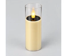 Saulės energija maitinama LED žvakė 10761, 15 cm