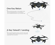 Dronas su kamera 4K WiFi