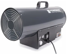 Dujinis šildytuvas su termostatu ir LCD ekranu 65 kW, Powermat PM-NAG-65GLN, 65000 W, spalva: pilka