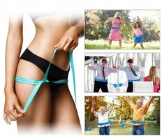 Gimnastikos lankas LL-01 Hula Hoop 50-140 cm