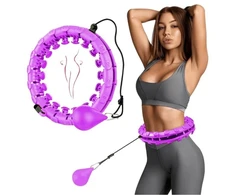 Gimnastikos lankas Hula Hoop, 140 cm, violetinis