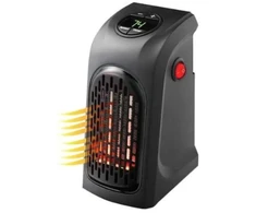 Elektrinis mini šildytuvas, 220 v., 370 W, spalva: juoda