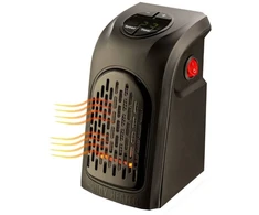 Elektrinis šildytuvas su valdymo pulteliu, 600 W., spalva: juoda