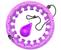 Gimnastikos lankas Hula Hoop, 140 cm, violetinis