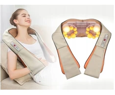 Elektrinis masažuoklis Fascialinis masažuoklis Vibro kaklo masažuoklis Shiatsu Pro 24W
