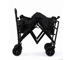 Kraftdele Sulankstomas transportavimo vežimėlis KD3087, 90L Kraft&amp;Dele, spalva: juoda