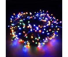 Kalėdinė girlianda su 300 LED šviesos diodų, lempučių, 21m, įvairiaspalvė, miksas