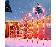 Kalėdinės dekoratyvinės sodo lemputės Candy Cane Lights Airi