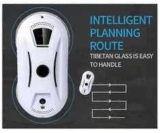 Langų valymo roboto nuotolinio valdymo pultas didelio įsiurbimo elektrinis langų valiklis, intelektuali aptikimo Va-cet, Baltas