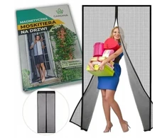 Magnetinis tinklelis nuo uodų durims, 100x210 cm Gardina