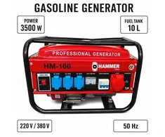 Benzininis generatorius Hammer HM-166
