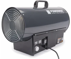 Dujinis šildytuvas su termostatu ir LCD ekranu 45 kW, Powermat PM-NAG-45GLN, 45000 W, spalva: pilka
