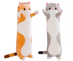 Pliušiniai žaislai-pagalvės Katinai, 2 vnt., 50 cm
