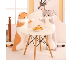 Pliušinis žaislas katinas pilkas, 50 cm