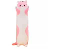 Pliušinis žaislas katinas rožinis, 50 cm