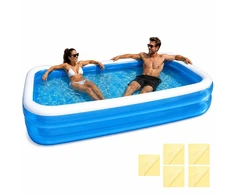 Pripučiamas baseinas 262x175x50 cm, stačiakampis, 700 l talpos