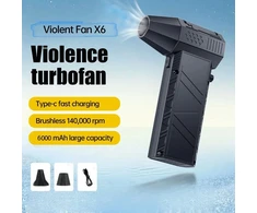 Pūstuvas X6 Mini Turbo Jet Fan Violent 140000 aps/min 53 m/s
