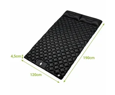 Savaime pripučiamas dvigubas čiužinys 120x190 cm su įmontuota pompa