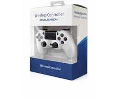 Žaidimų pultelis Belaidis žaidimų pultelis DS4 W ProGrip Baltas – tinka PS4, PC, Android ir iOS, spalva: balta
