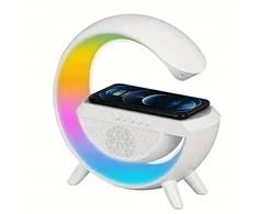Bluetooth kolonėlė, Išmanioji kolonėlė 3in1 SM-2301, spalva: balta