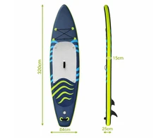 Irklentė SUP lenta 320 cm su reguliuojamu irklu ir trimis pelekais