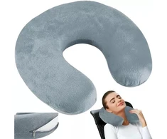 Trizand Ergonomiška kelioninė pagalvėlė su „memory foam“ užpildu, pilka