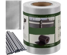 Tvoros juosta 19cmx35m 450g/m2, pilka