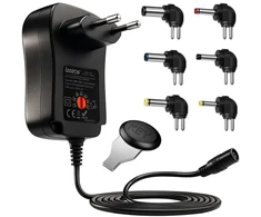 Universalus maitinimo šaltinis 3–12V USB, 30W su 6 antgaliais