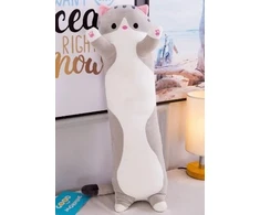 Vaikiška, pliušinė katė, pilka, 90cm Airi