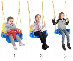 Vaikiškos sūpynės. 3in1