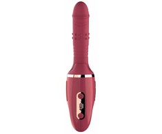 Vibruojantis silikoninis dildo