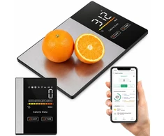 Virtuvinės svarstyklės 24632, 5kg, Bluetooth ryšys, spalva: juoda
