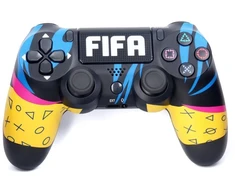 Žaidimų pultelis Games World Doubleshock 4 V2 Fifa Juodas/Geltonas